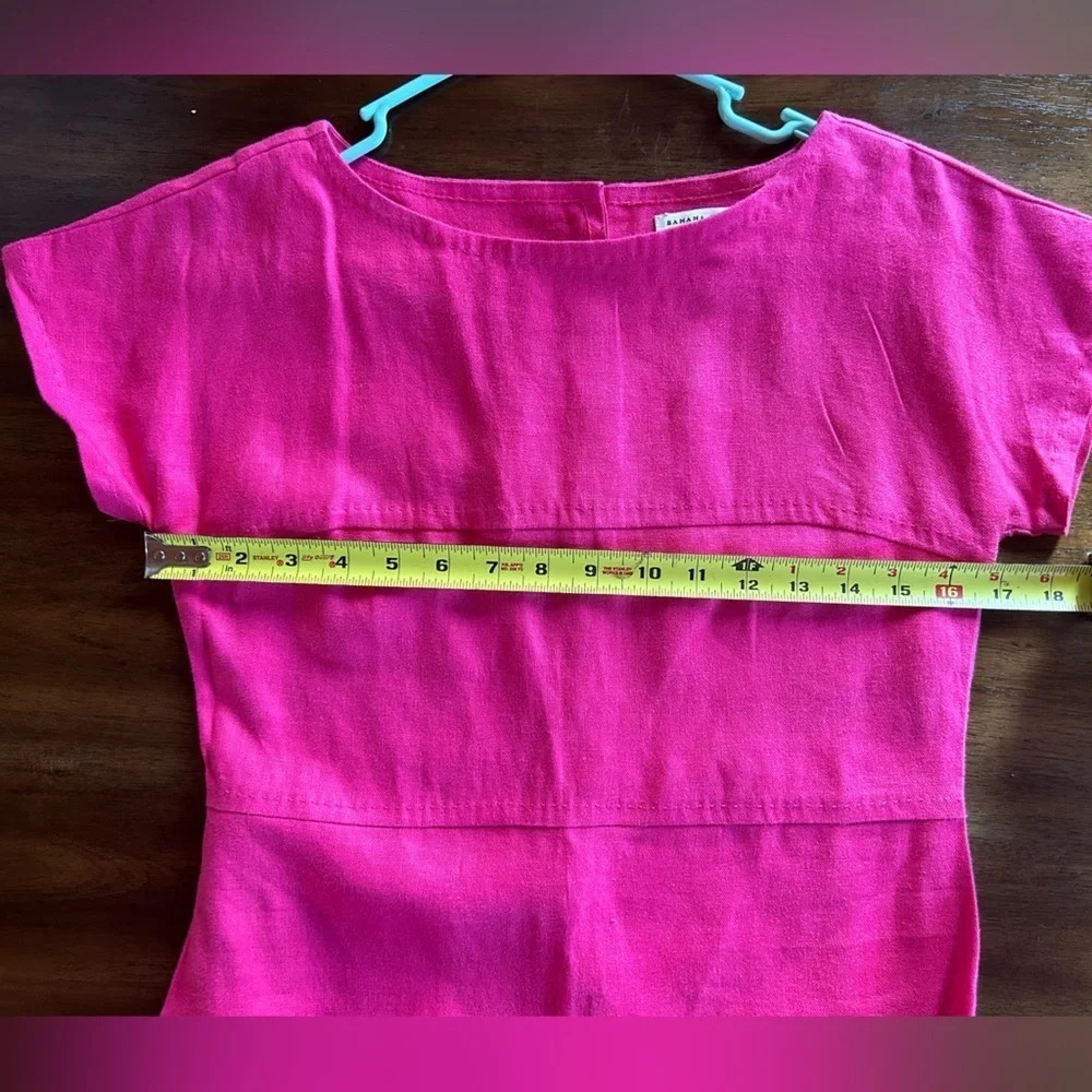 Banana Republic Cap Sleeve Linen Dress - Picture 7 of 8